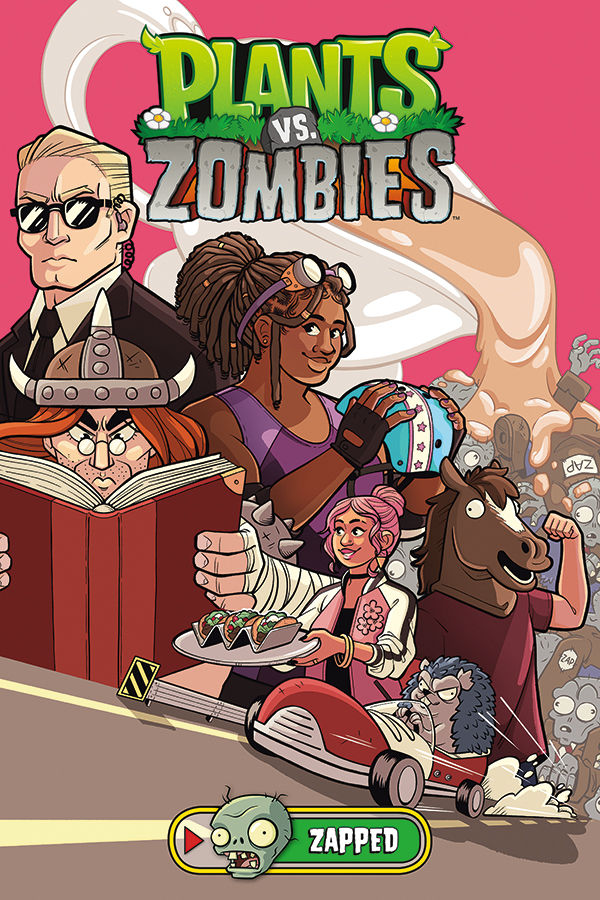 Cover for Plants vs. Zombies Volume 23: Zapped HC (3009-430)