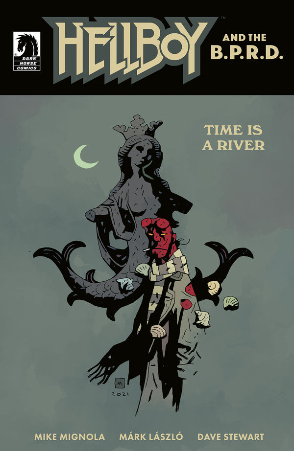 Cover for Hellboy and the B.P.R.D.: Time is a River (Mike Mignola Variant Cover) (3009-527)