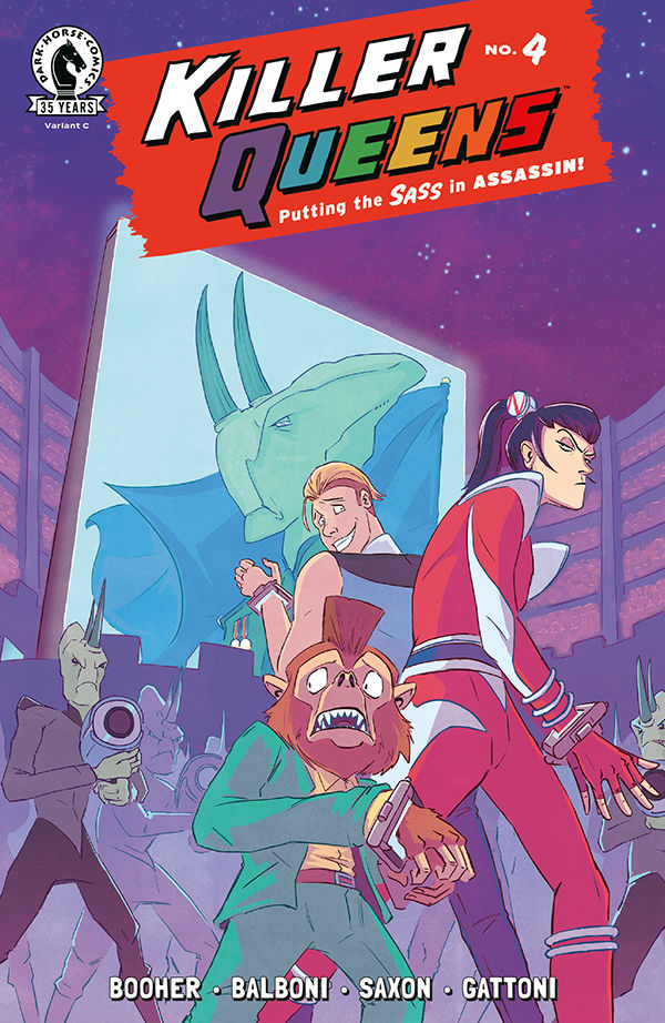 Cover for Killer Queens #4 (Alex Moore Variant Cover) (3009-792)