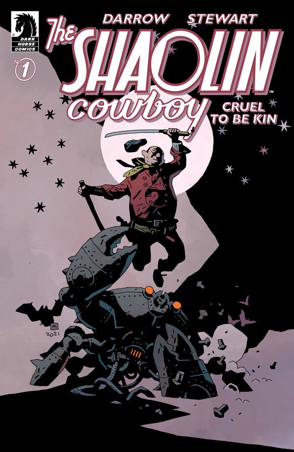 Cover for Shaolin Cowboy: Cruel to Be Kin #1 (Mike Mignola with Dave Stewart Variant Cover) (3009-825)