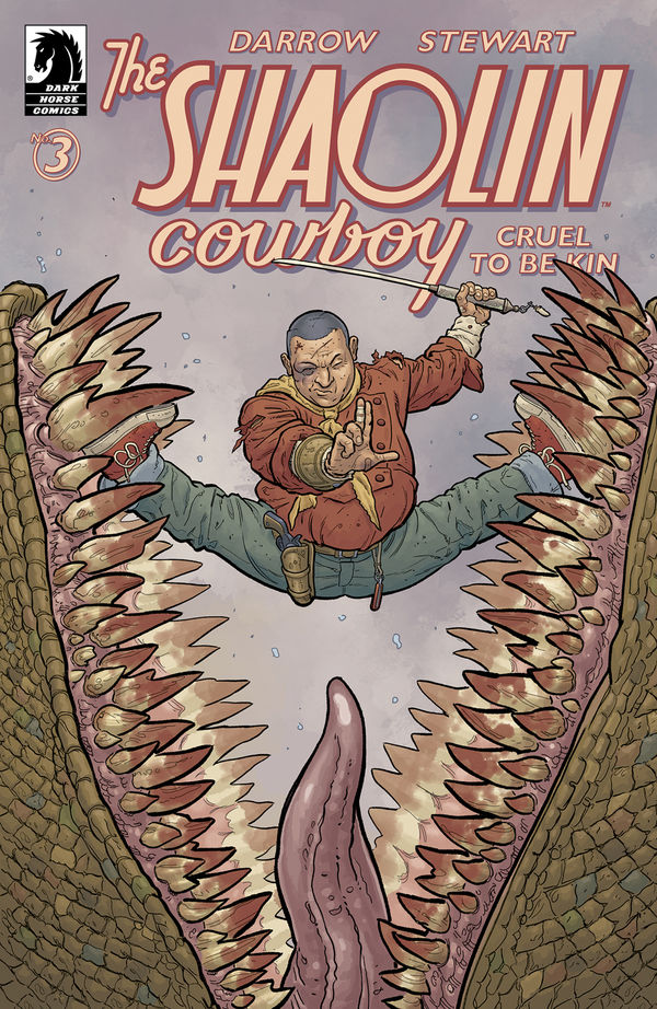 Cover for The Shaolin Cowboy: Cruel to Be Kin #3 (Steve Skroce with Dave Stewart Variant Cover)) (3010-599)
