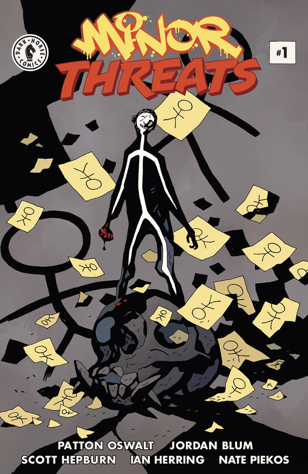 Cover for Minor Threats #1 (Mike Mignola with Dave Stewart Variant Cover) (3011-004)