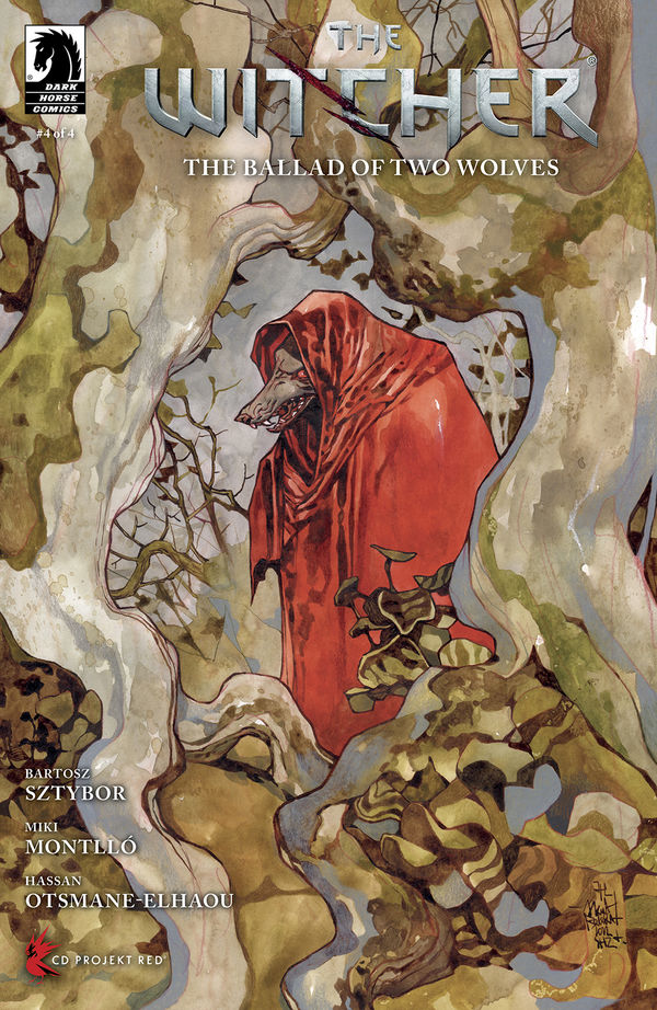 Cover for The Witcher: The Ballad of Two Wolves #4 (Jakub Rebelka Variant Cover) (3011-042)