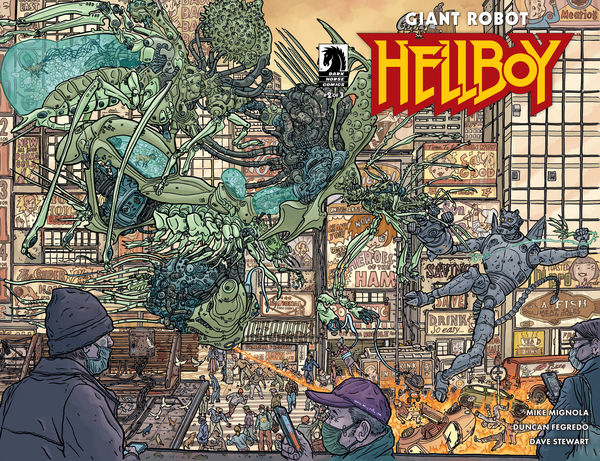 Cover for Giant Robot Hellboy # 2 (Geof Darrow Variant Cover) (3011-050)