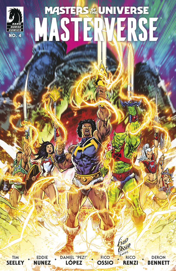 Cover for Masters of the Universe: Masterverse #4 (Fico Ossio Variant Cover) (3011-057)