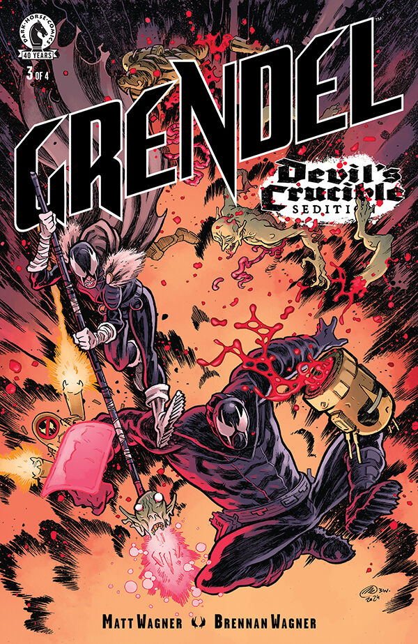 Cover for Grendel: Devil's Crucible--Sedition #3 (Mark Laszlo Variant Cover) (3011-758)