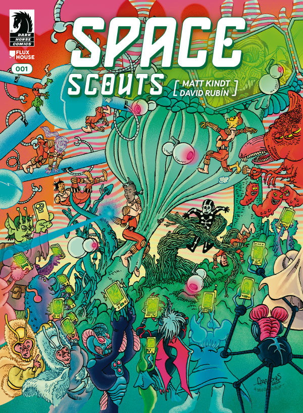 Cover for Space Scouts #1 (Sergio Aragones Variant Cover) (3011-777)