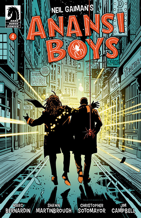 Cover for Anansi Boys I #4 (Shawn Martinbrough Variant Cover) (3011-956)