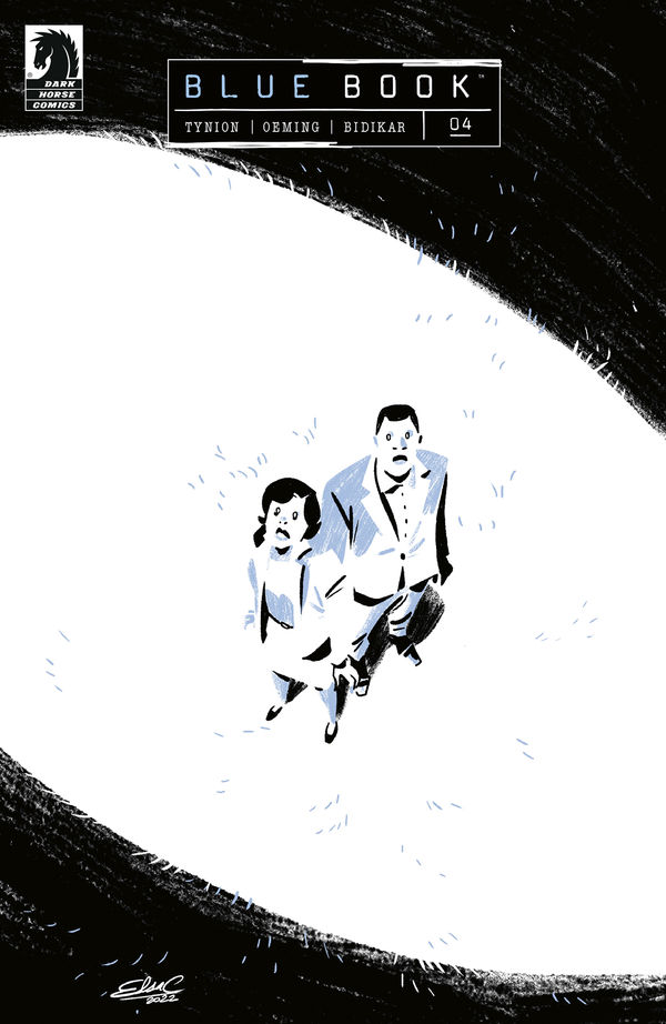 Cover for Blue Book #4 (Elsa Charretier Variant Cover) (3012-112)