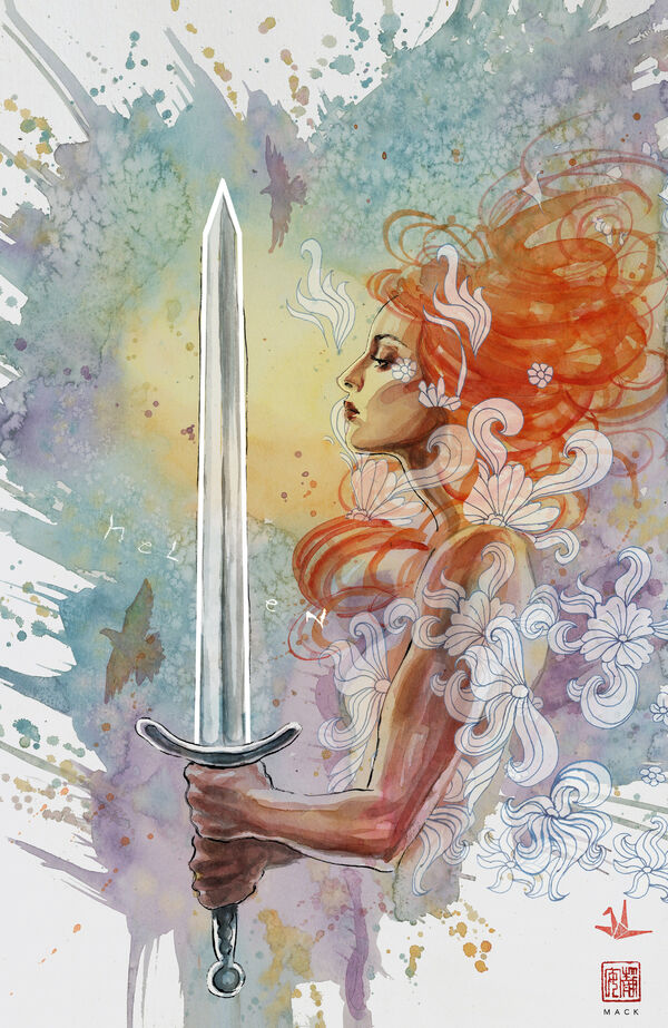 Cover for Helen of Wyndhorn #6 (David Mack Variant Cover) (3012-303)