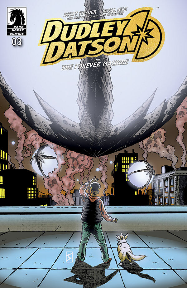 Cover for Dudley Datson and the Forever Machine #3 (Jamal Igle Variant Cover) (3012-353)