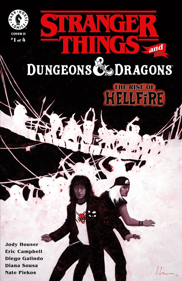 Cover for Stranger Things and Dungeons & Dragons: The Rise of Hellfire #1 (Jeremy Wilson Variant Cover) (3012-508)
