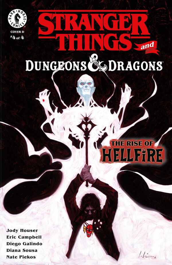 Cover for Stranger Things and Dungeons & Dragons: The Rise of Hellfire #4 (Jeremy Wilson Variant Cover) (3012-517)