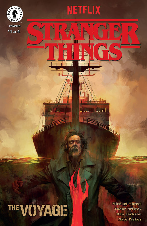 Cover for Stranger Things: The Voyage #1 (Todor Hristov Variant Cover) (3012-557)