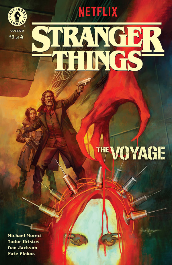 Cover for Stranger Things: The Voyage #3 (Todor Hristov Variant Cover) (3012-563)