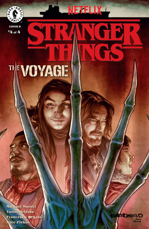 Cover for Stranger Things: The Voyage #4 (Alejandro Barrionuevo Variant Cover) (3012-564)