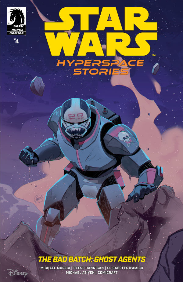 Cover for Star Wars: Hyperspace Stories: The Bad Batch--Ghost Agents #4 (French Carlomagno Variant Cover) (3012-777)