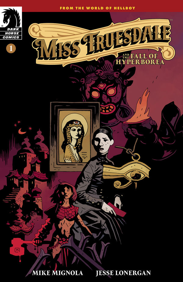 Cover for Miss Truesdale and the Fall of Hyperborea #1 (Mike Mignola Variant Cover) (3013-021)