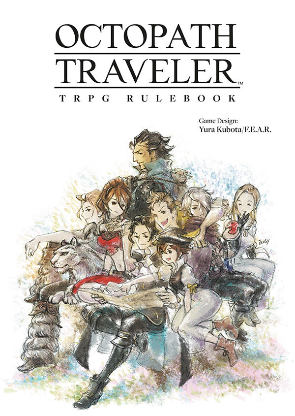 Cover for Octopath Traveler TRPG Rulebook HC (3013-836)