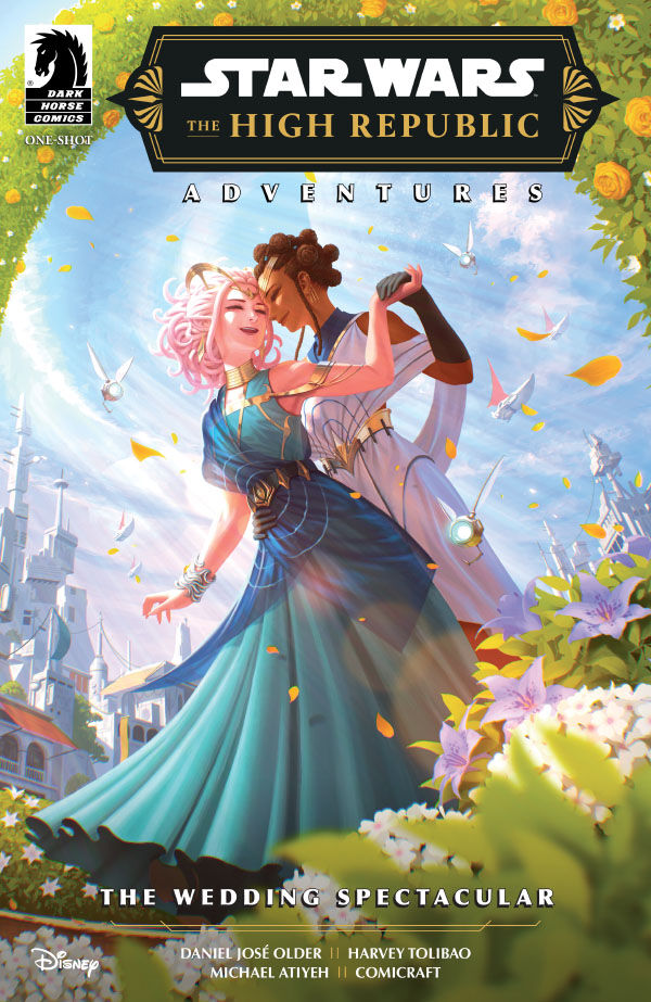 Cover for Star Wars: The High Republic Adventures Phase III--The Wedding Spectacular one-shot (5healthMONO Variant Cover) (3013-855)