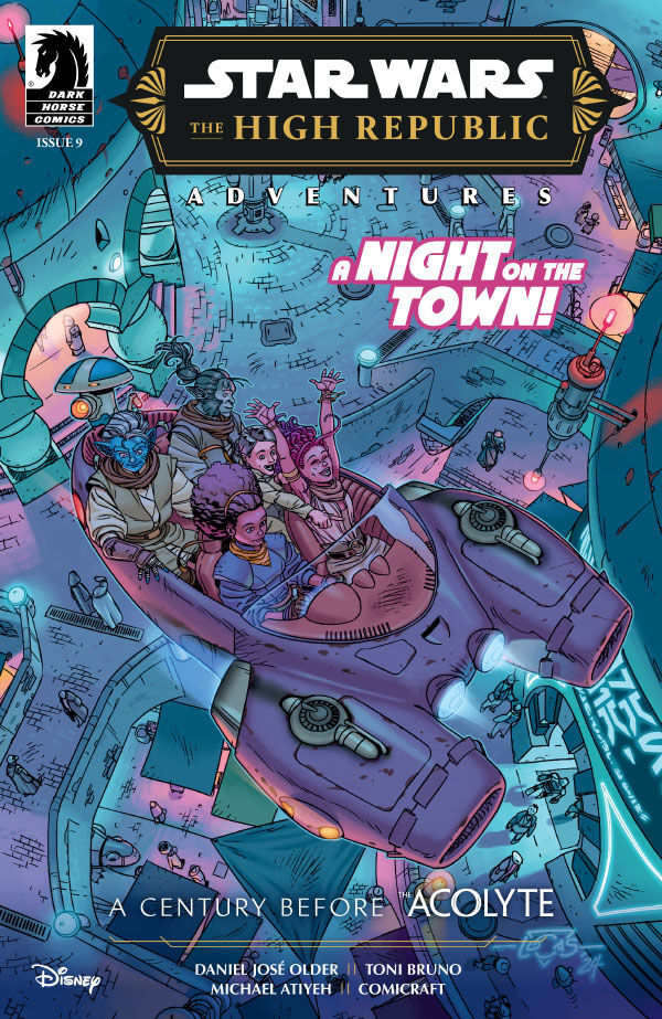 Cover for Star Wars: The High Republic Adventures Phase III #9 (Lucas Marangon Variant Cover) (3013-860)