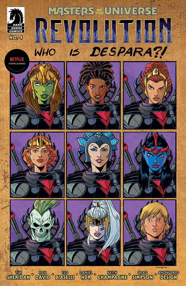 Cover for Masters of the Universe: Revolution #4 (Tim Seeley Variant Cover) (3014-576)