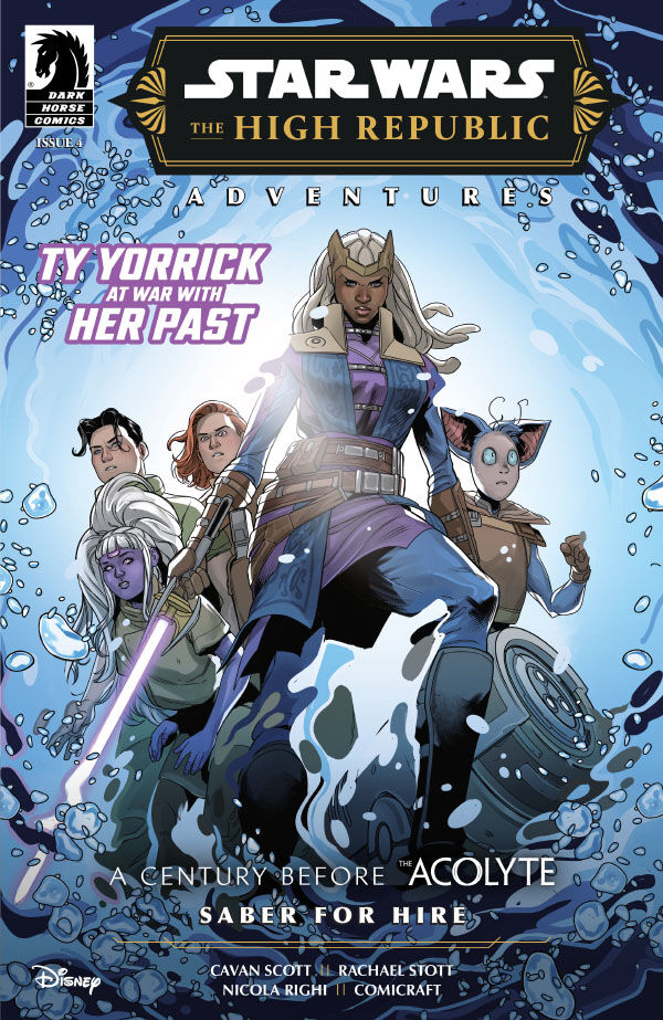 Cover for Star Wars: The High Republic Adventures--Saber for Hire #4 (3014-607)