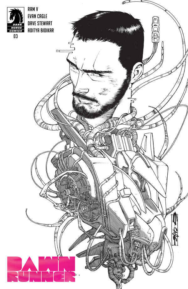 Cover for Dawnrunner #3 (Evan Cagle Variant Cover) (3014-630)