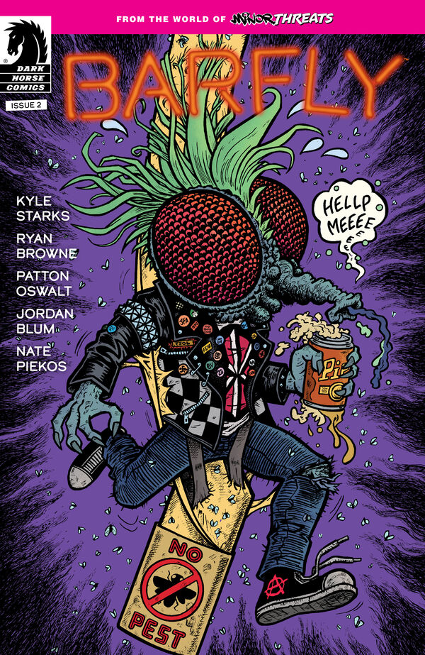 Cover for From the World of Minor Threats: Barfly #2 (Evan Dorkin Variant Cover) (3015-172)