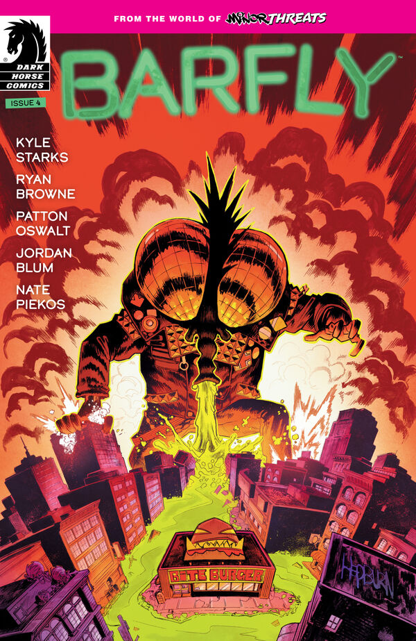 Cover for From the World of Minor Threats: Barfly #4 (Scott Hepburn Variant Cover) (3015-279)