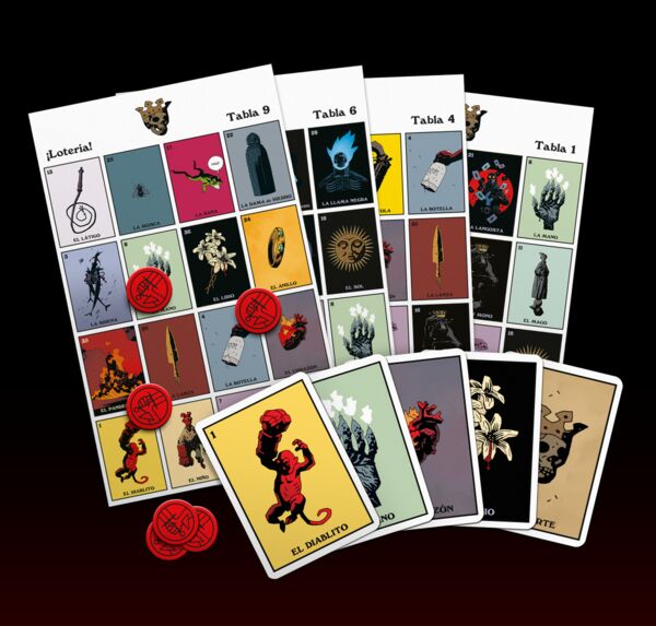 Cover for Hellboy Lotería Card Game (3015-331)