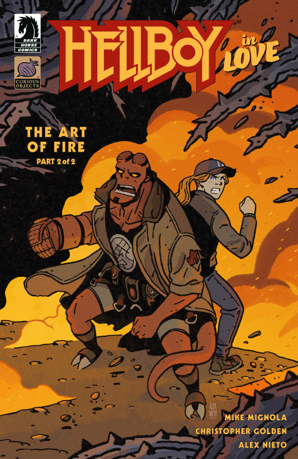 Cover for Hellboy in Love: The Art of Fire #2 (3015-338)
