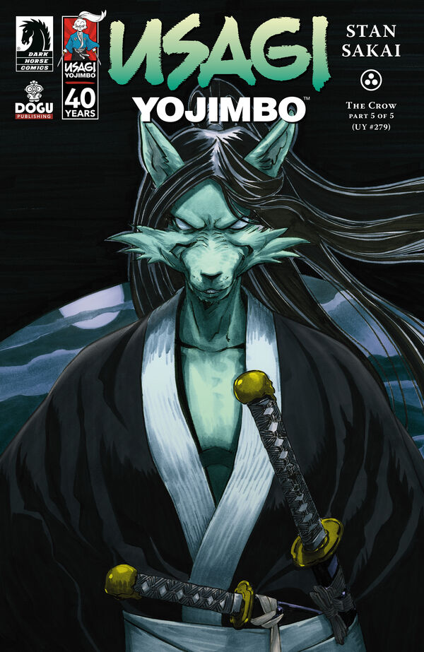Cover for Usagi Yojimbo: The Crow #5 (Arita Mitsuhiro Variant Cover) (3015-388)