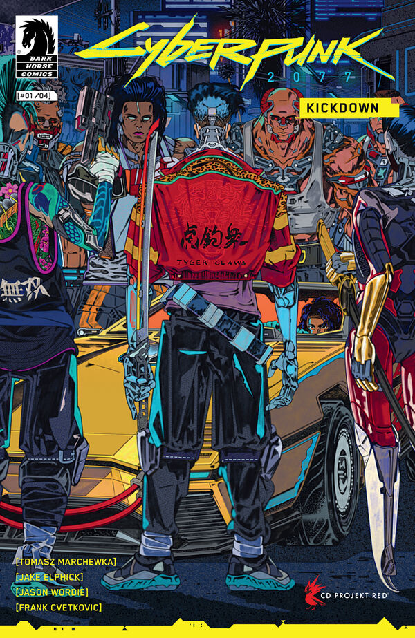 Cover for Cyberpunk 2077: Kickdown #1 (RUDCEF Variant Cover) (3015-403)