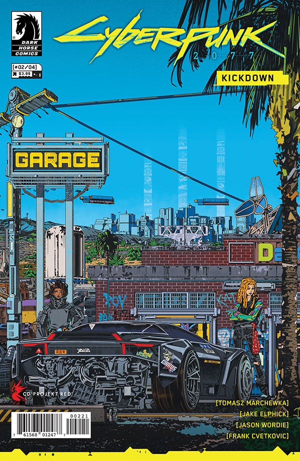 Cover for Cyberpunk 2077: Kickdown #2 (RUDCEF Variant Cover) (3015-406)