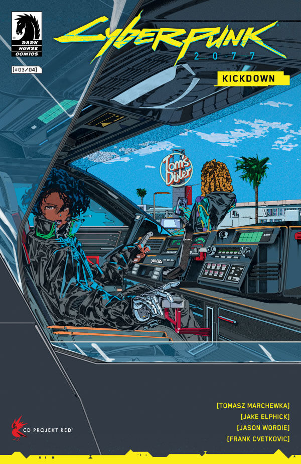 Cover for Cyberpunk 2077: Kickdown #3 (RUDCEF Variant Cover) (3015-409)