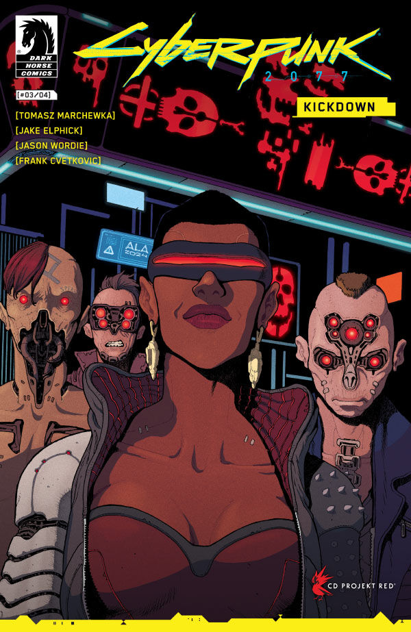 Cover for Cyberpunk 2077: Kickdown #3 (André Lima Araújo Variant Cover) (3015-410)
