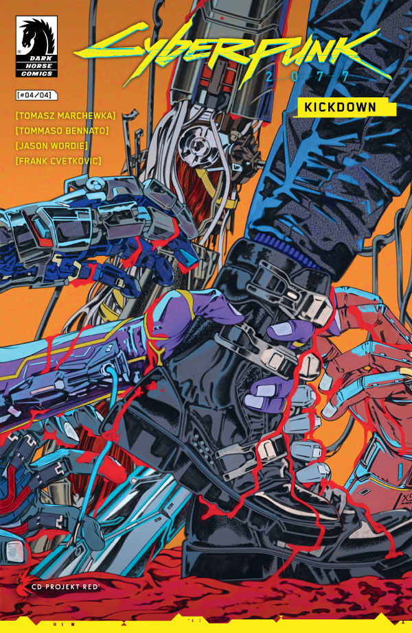 Cover for Cyberpunk 2077: Kickdown #4 (RUDCEF Variant Cover) (3015-412)