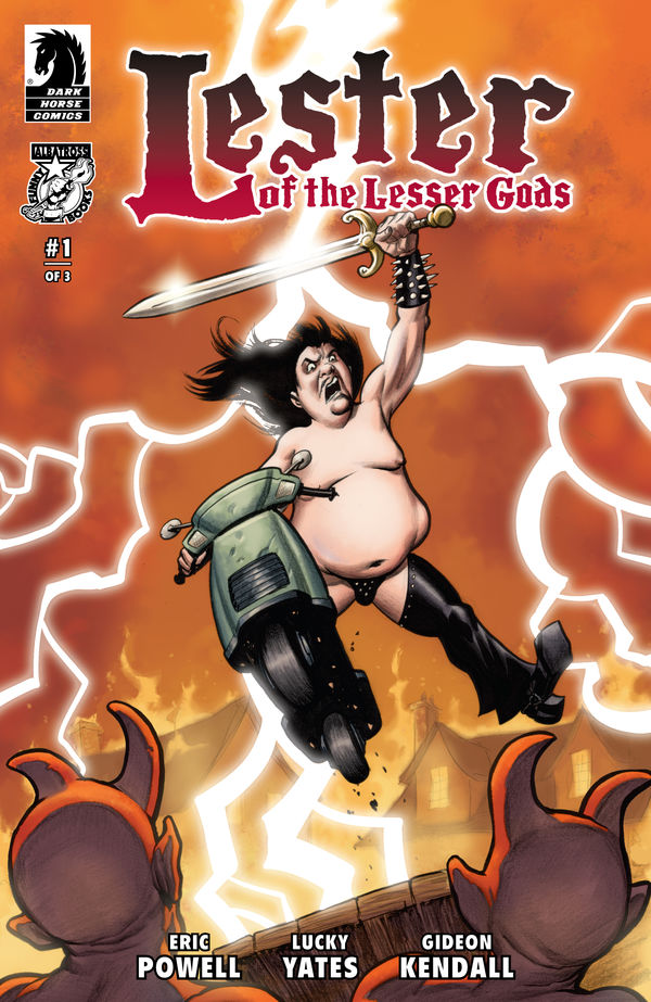 Cover for Lester of the Lesser Gods #1 (Eric Powell Variant Cover) (3015-500)
