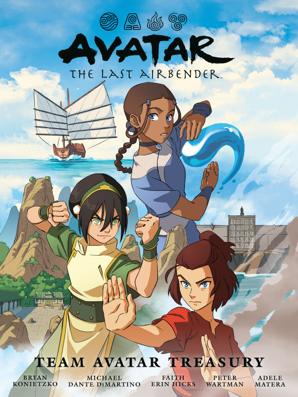 Cover for Avatar: The Last Airbender--Team Avatar Treasury Library Edition HC (3015-743)