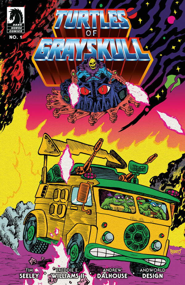 Cover for Masters of the Universe/Teenage Mutant Ninja Turtles: Turtles of Grayskull #1 (Alexis Ziritt Variant Cover) (3015-840)