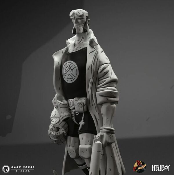 Cover for Hellboy 30th Anniversary Vinyl Figure (Black & White Variant) (3015-859)