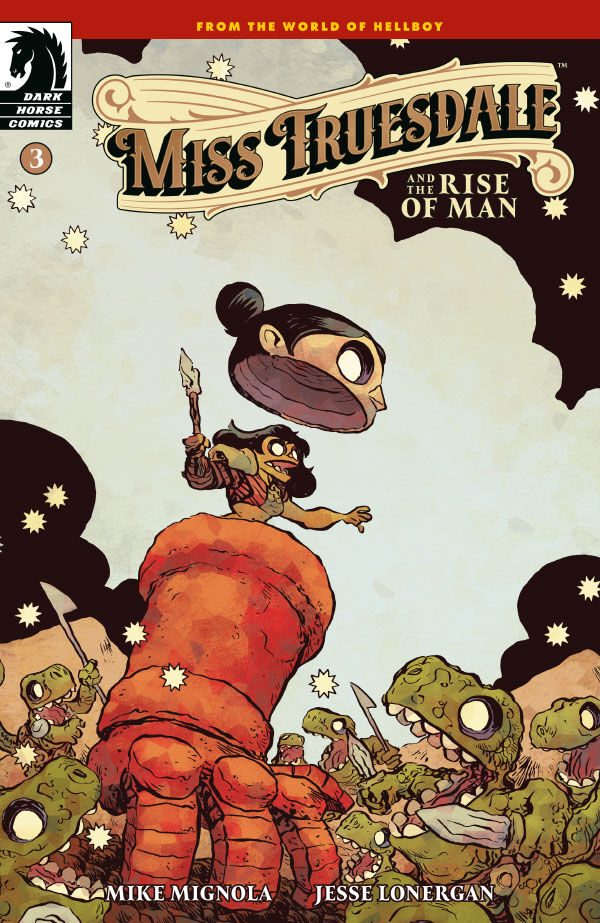 Cover for Miss Truesdale and the Rise of Man #3 (Jesse Lonergan Variant Cover) (3016-378)