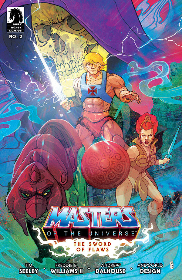 Cover for He-Man and the Masters of the Universe #2: The Sword of Flaws Part 2 (Christian Ward Variant Cover) (3016-514)