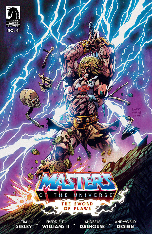Cover for He-Man and the Masters of the Universe #4: The Sword of Flaws Part 4 (Dan Earls Variant Cover) (3016-516)
