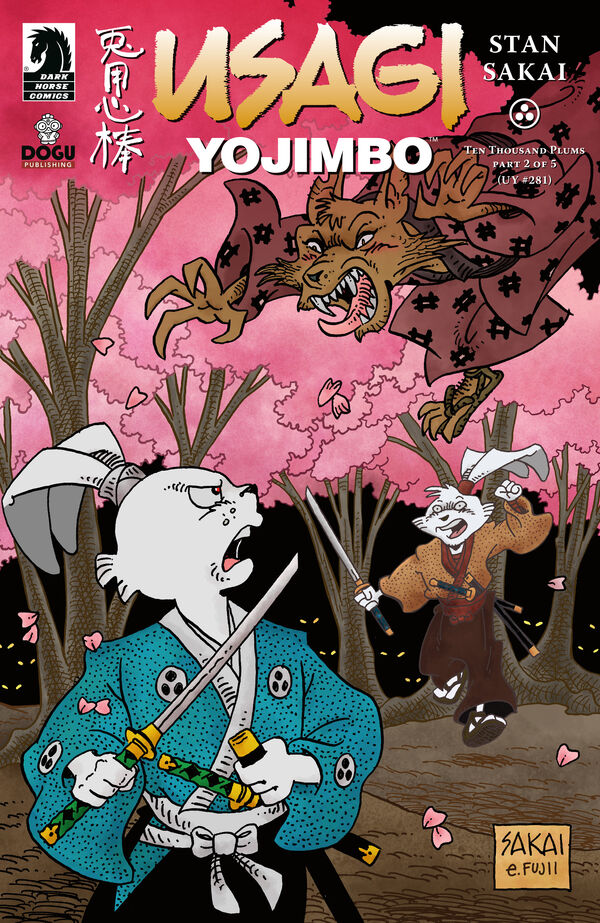 Cover for Usagi Yojimbo: Ten Thousand Plums #2 (3016-559)