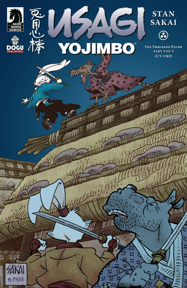 Cover for Usagi Yojimbo: Ten Thousand Plums #3 (3016-560)