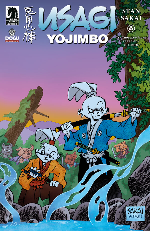 Cover for Usagi Yojimbo: Ten Thousand Plums #4 (3016-561)