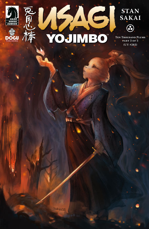 Cover for Usagi Yojimbo: Ten Thousand Plums #3 (Jennifer L. Meyer Variant Cover) (3016-568)