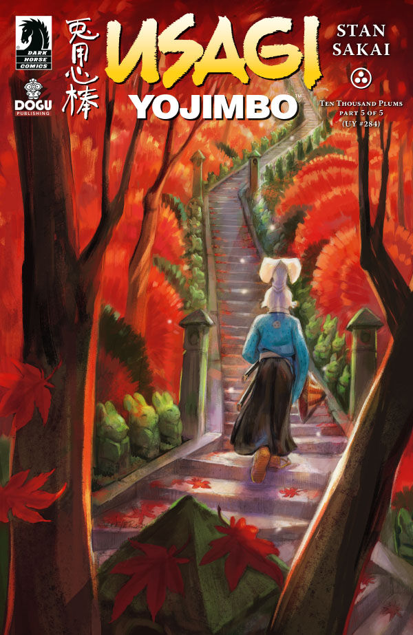 Cover for Usagi Yojimbo: Ten Thousand Plums #5 (Jennifer Meyer Variant Cover) (3016-571)